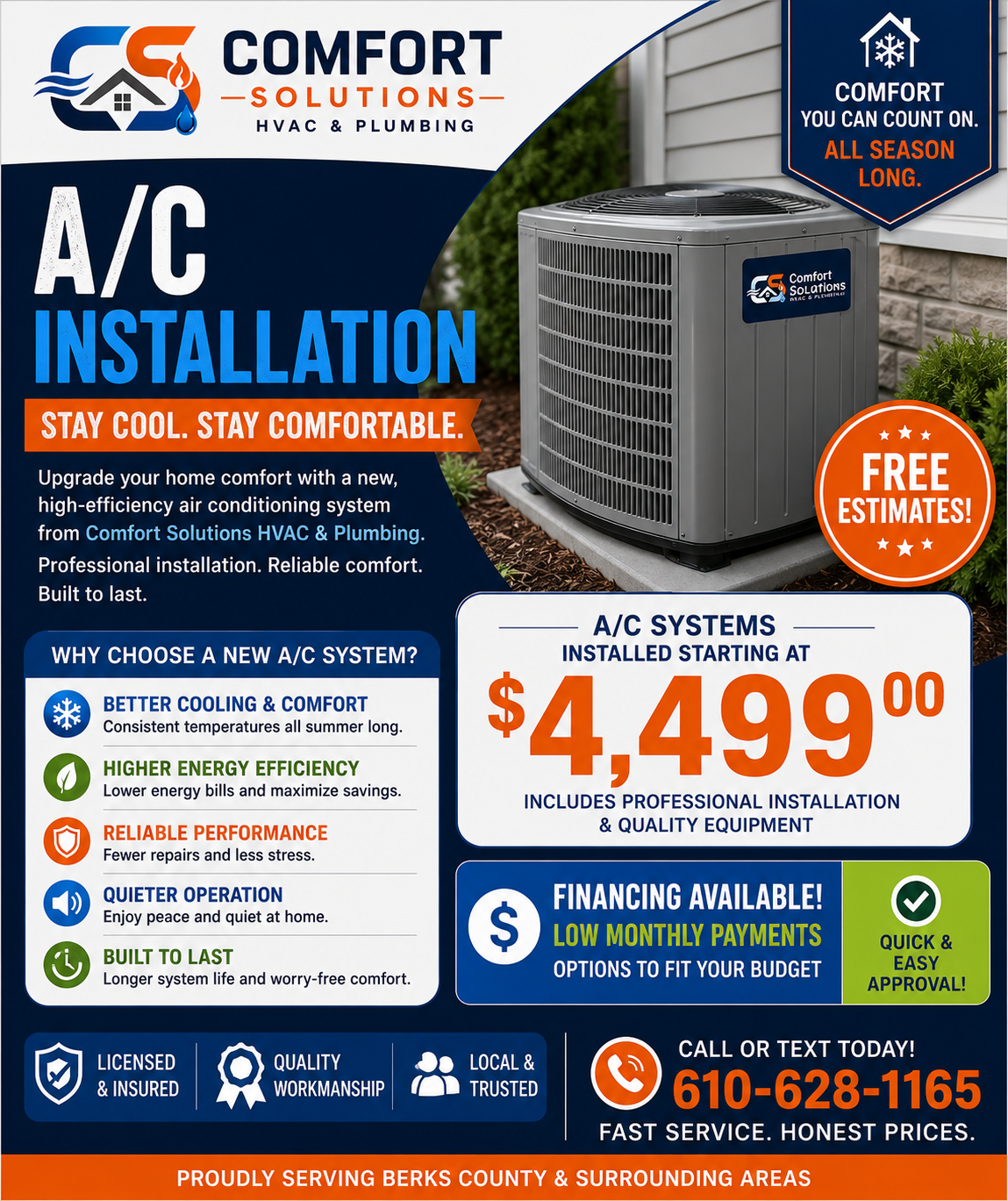 A/C installation coupon